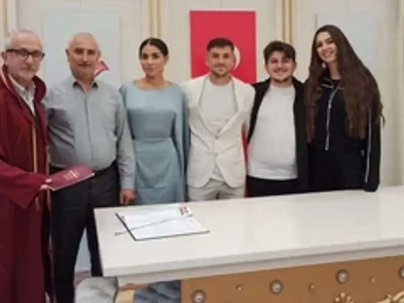 Hataysporlu Selimcan, Gol Attıktan Sonra Hemen Nikah Masasına Oturdu