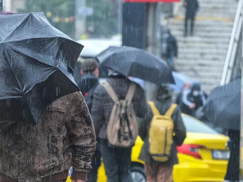 Türkiye'de Yağışlı Havalar Devam Ediyor