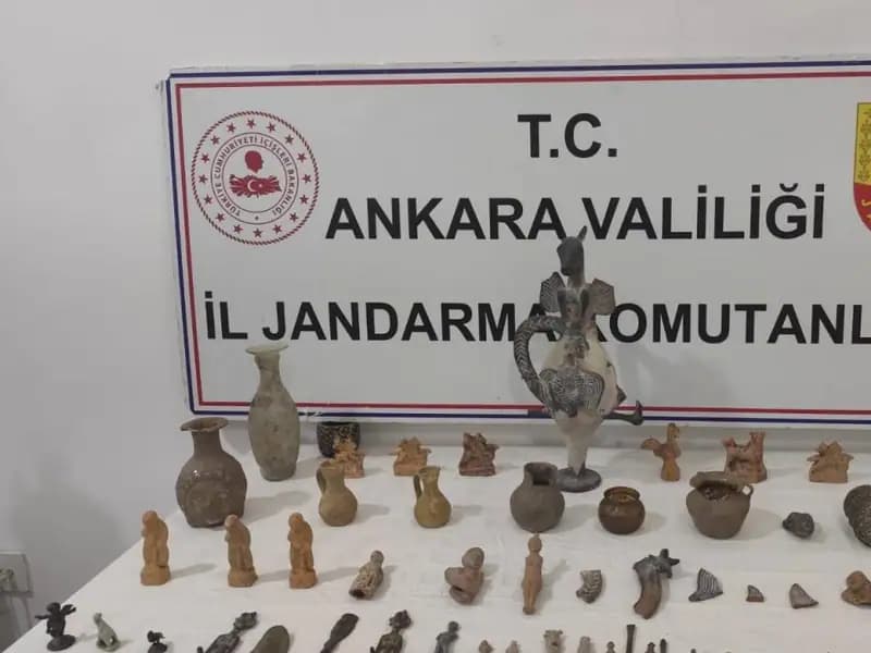 Başkentte Tarihi Eser Operasyonu Sonrası 69 Obje Ele Geçirildi