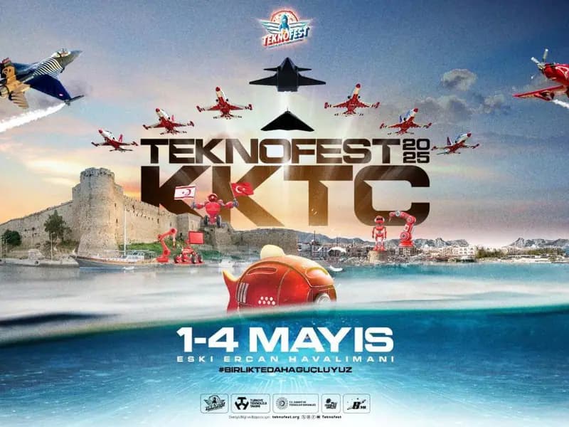 TEKNOFEST heyecanı Kuzey Kıbrıs'ta yaşandı!''
''