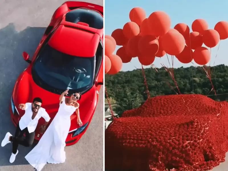 Dilan ve Engin Polat'ın Kırmızı Ferrari'si 38.5 Milyona Satışta