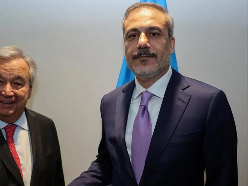 Bakan Fidan, BM Genel Sekreteri Guterres ile İstanbul'da bir araya geldi.