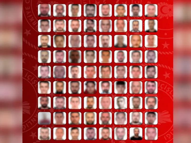 Türkiye, uluslararası düzeyde aranan 72 suçluyu yakaladı